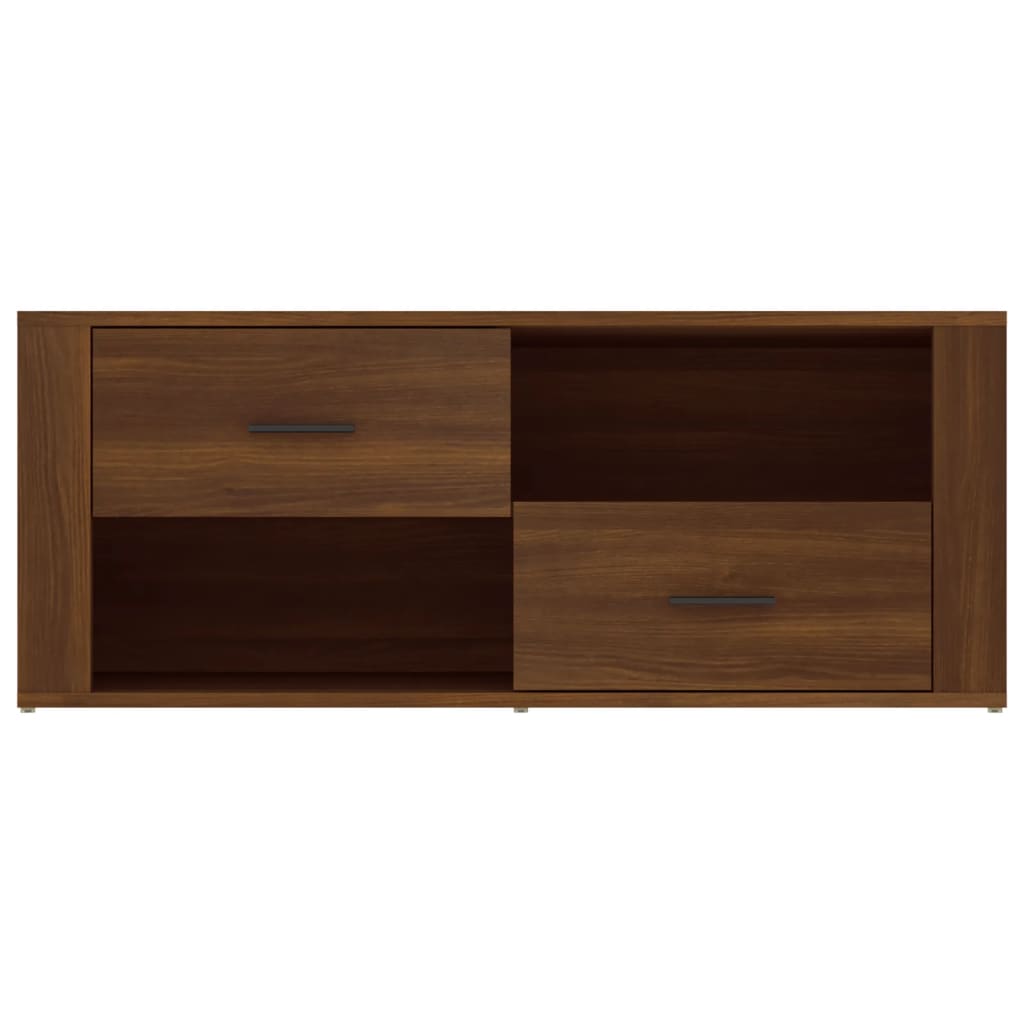 TV ormarić boja smeđeg hrasta 100x35x40 cm konstruirano drvo