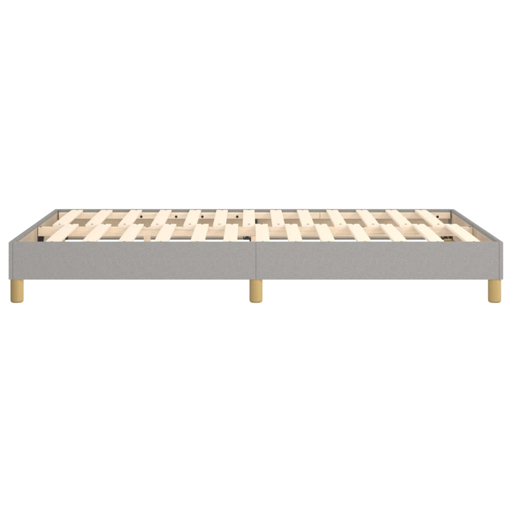 Okvir za krevet s oprugom svjetlosivi 120 x 200 cm od tkanine