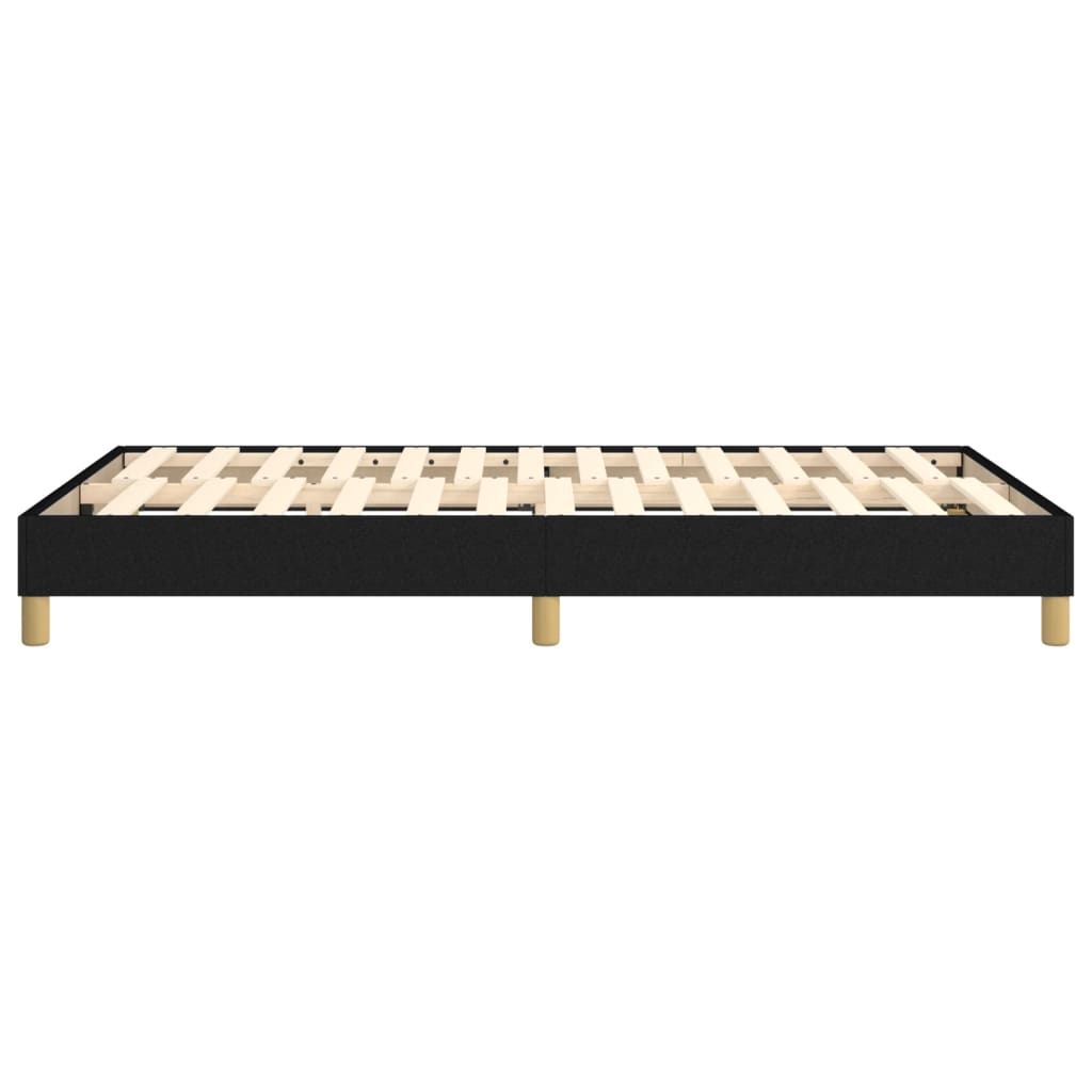 Okvir za krevet s oprugom crni 120 x 200 cm od tkanine
