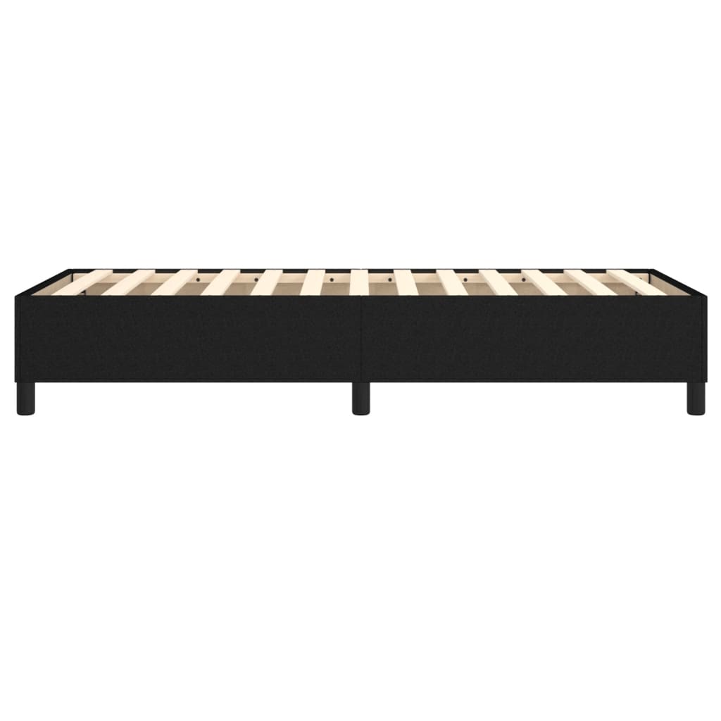 Okvir za krevet s oprugom crni 90x190cm od tkanine