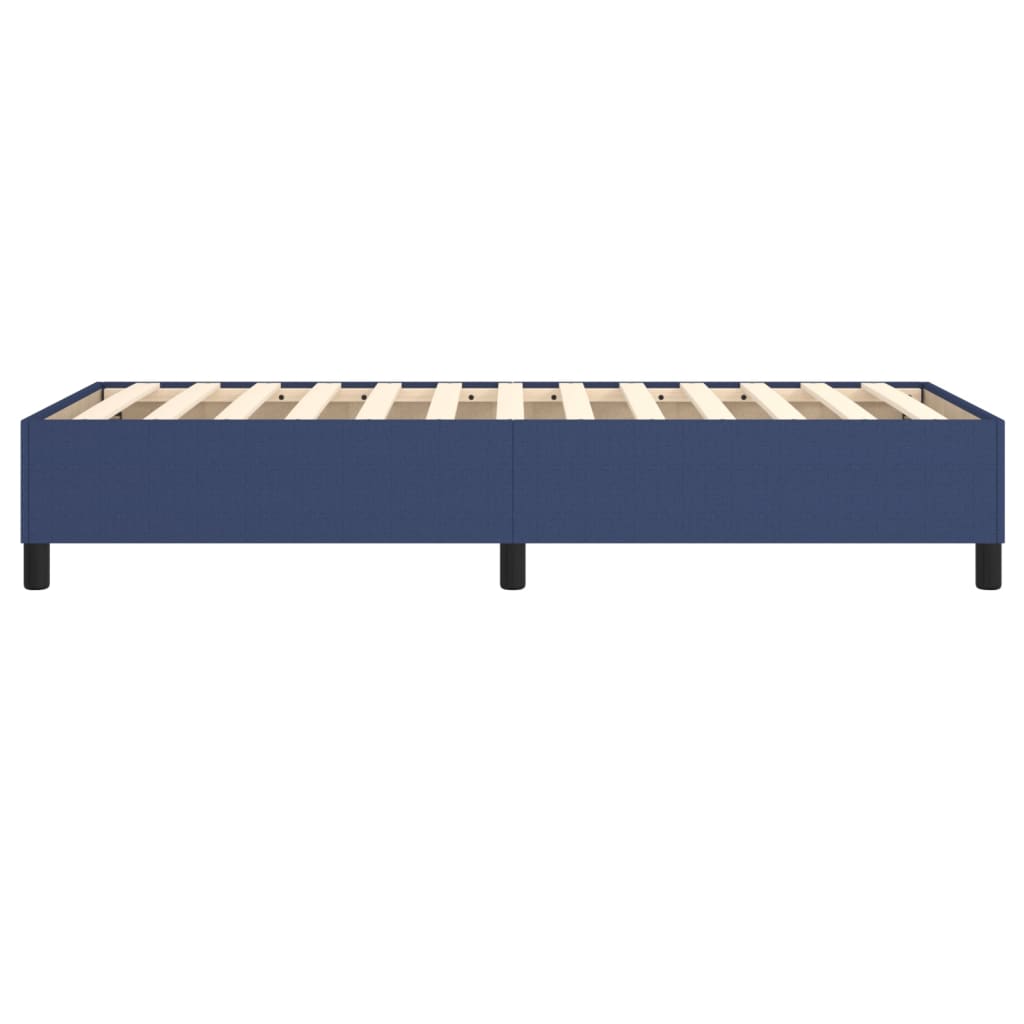 Okvir za krevet s oprugom plava 90x200cm od tkanine