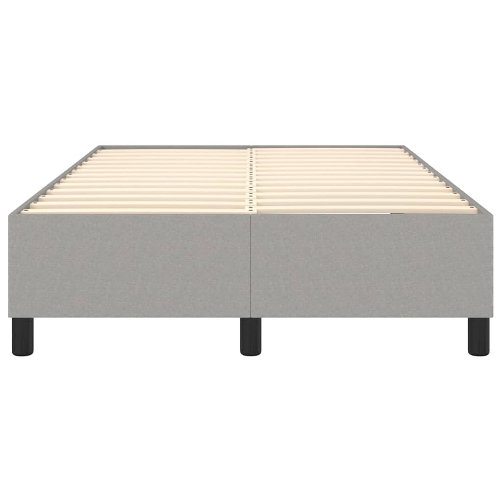 Okvir za krevet s oprugom svjetlosivi 120 x 200 cm od tkanine