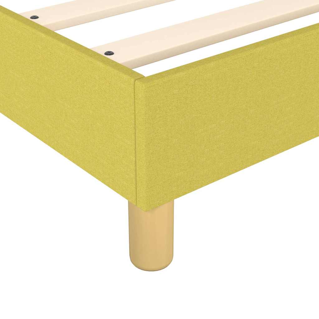 Okvir za krevet s oprugom zeleni 90x190 cm od tkanine