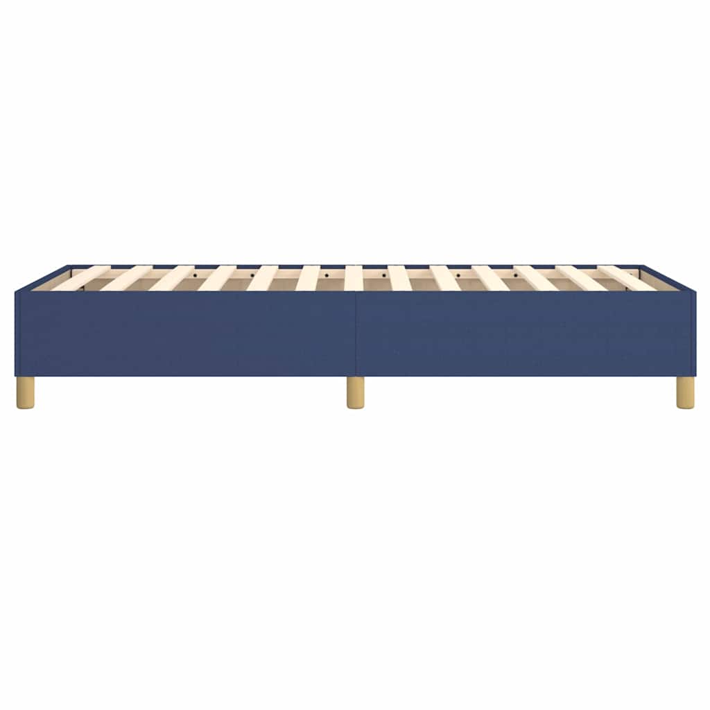 Okvir za krevet s oprugom plava 100x200cm od tkanine