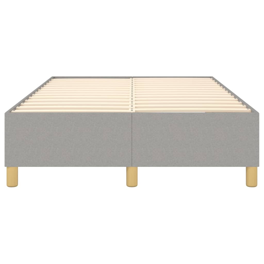 Okvir za krevet s oprugom svjetlosivi 120 x 200 cm od tkanine