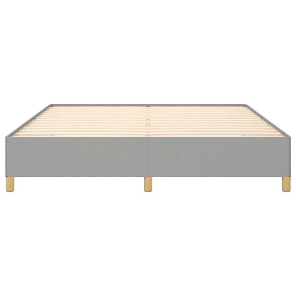 Okvir za krevet s oprugom svjetlosivi 180x200 cm od tkanine