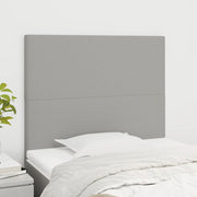Uzglavlje svijetlosivo 100x5x118/128 cm tkanina