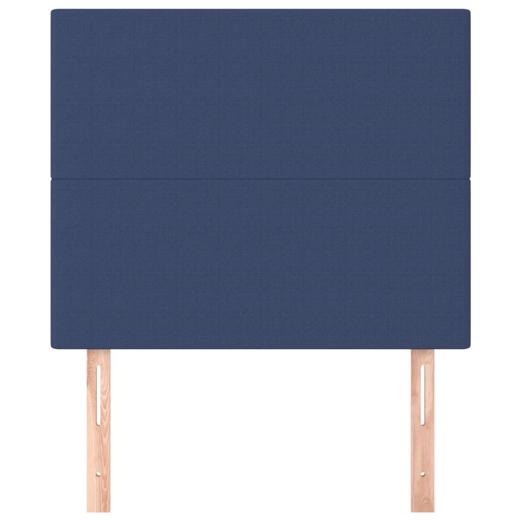 Uzglavlje plavo 100x5x118/128 cm tkanina