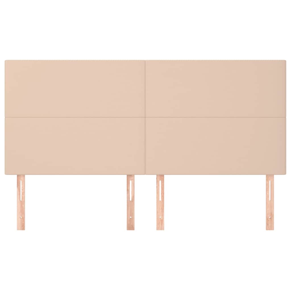 Uzglavlje Cappuccino 160x5x118/128 cm Imitacija kože