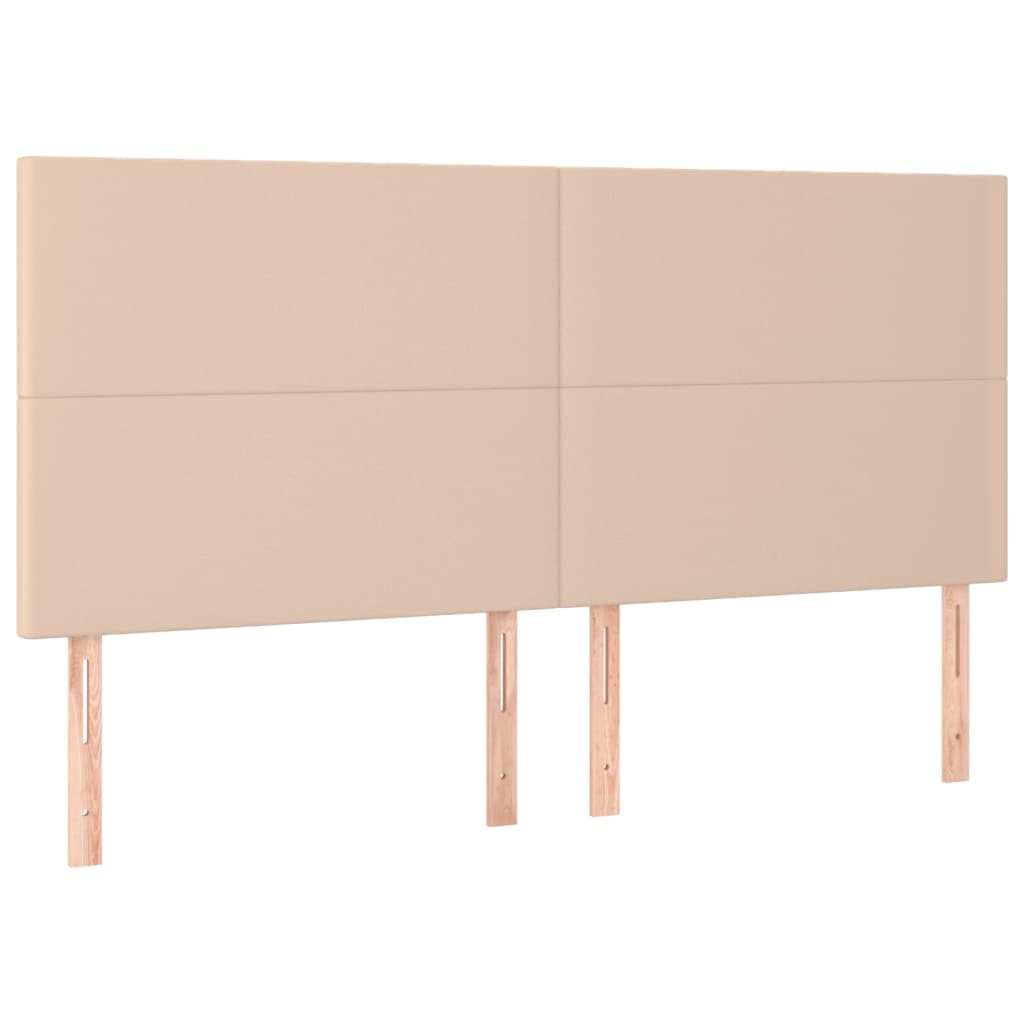Uzglavlje Cappuccino 180x5x118/128 cm Imitacija kože