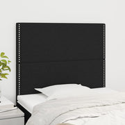 Uzglavlje crno 100x5x118/128 cm tkanina