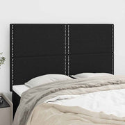 Uzglavlje crno 144x5x118/128 cm tkanina