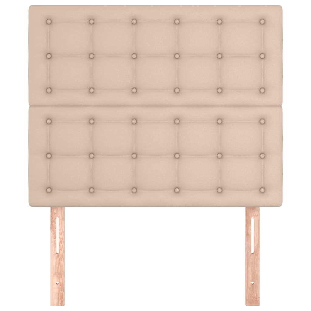 Uzglavlje Cappuccino 100x5x118/128 cm Imitacija kože
