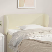 Uzglavlje s ušima krem 83x23x78/88 cm od od umjetne kože