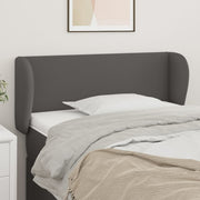 Uzglavlje s ušima sivo 83x23x78/88 cm od umjetne kože
