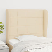 Uzglavlje s ušima krem 83 x 23 x 118/128 cm od tkanine