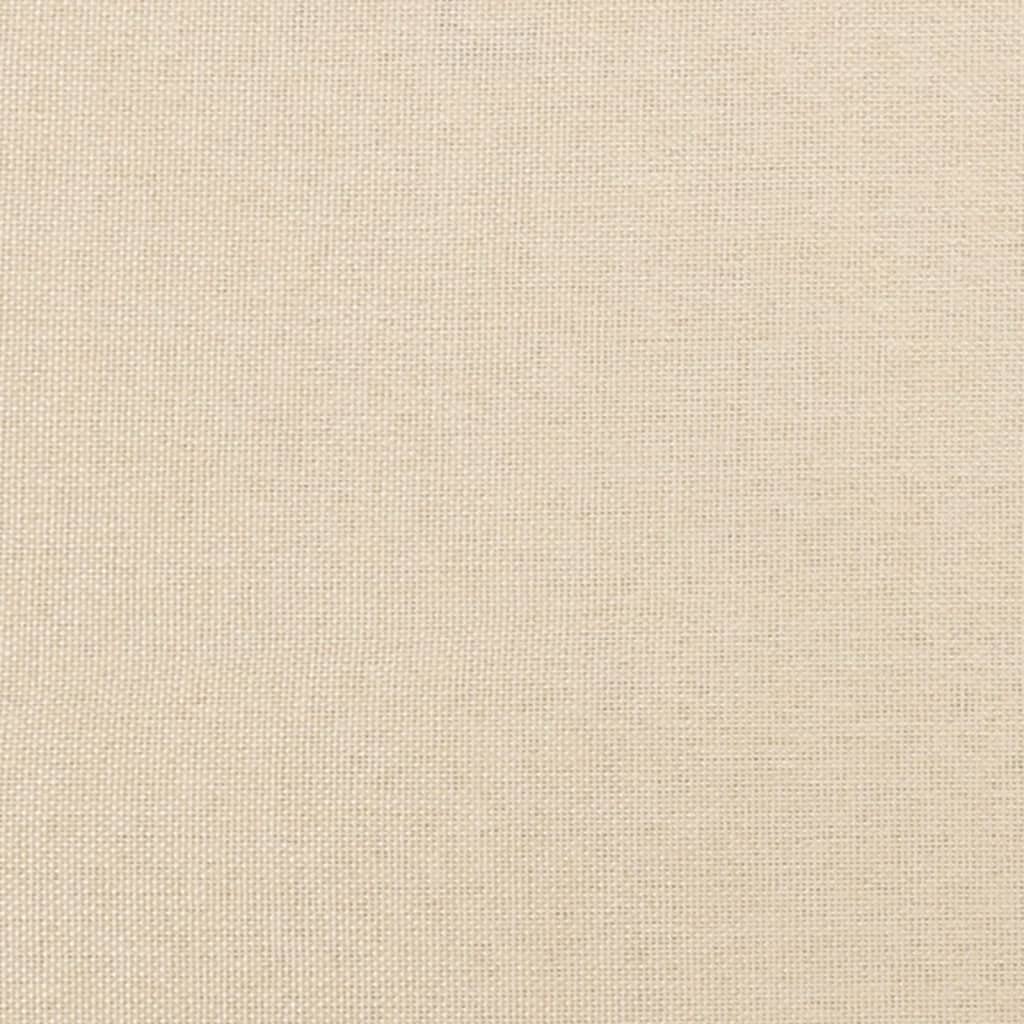Uzglavlje s ušima krem 83x16x78/88 cm od tkanine
