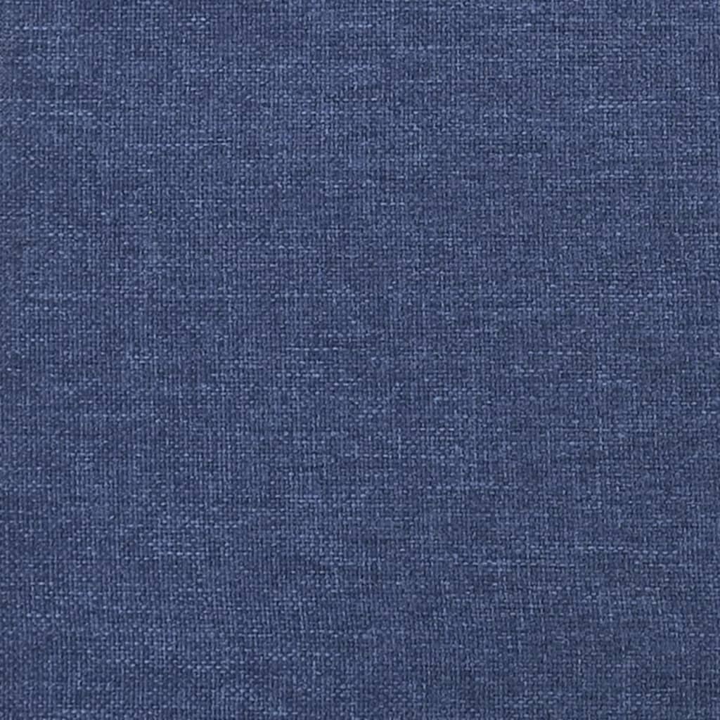 Uzglavlje s ušima plavo 83x16x78/88 cm od tkanine