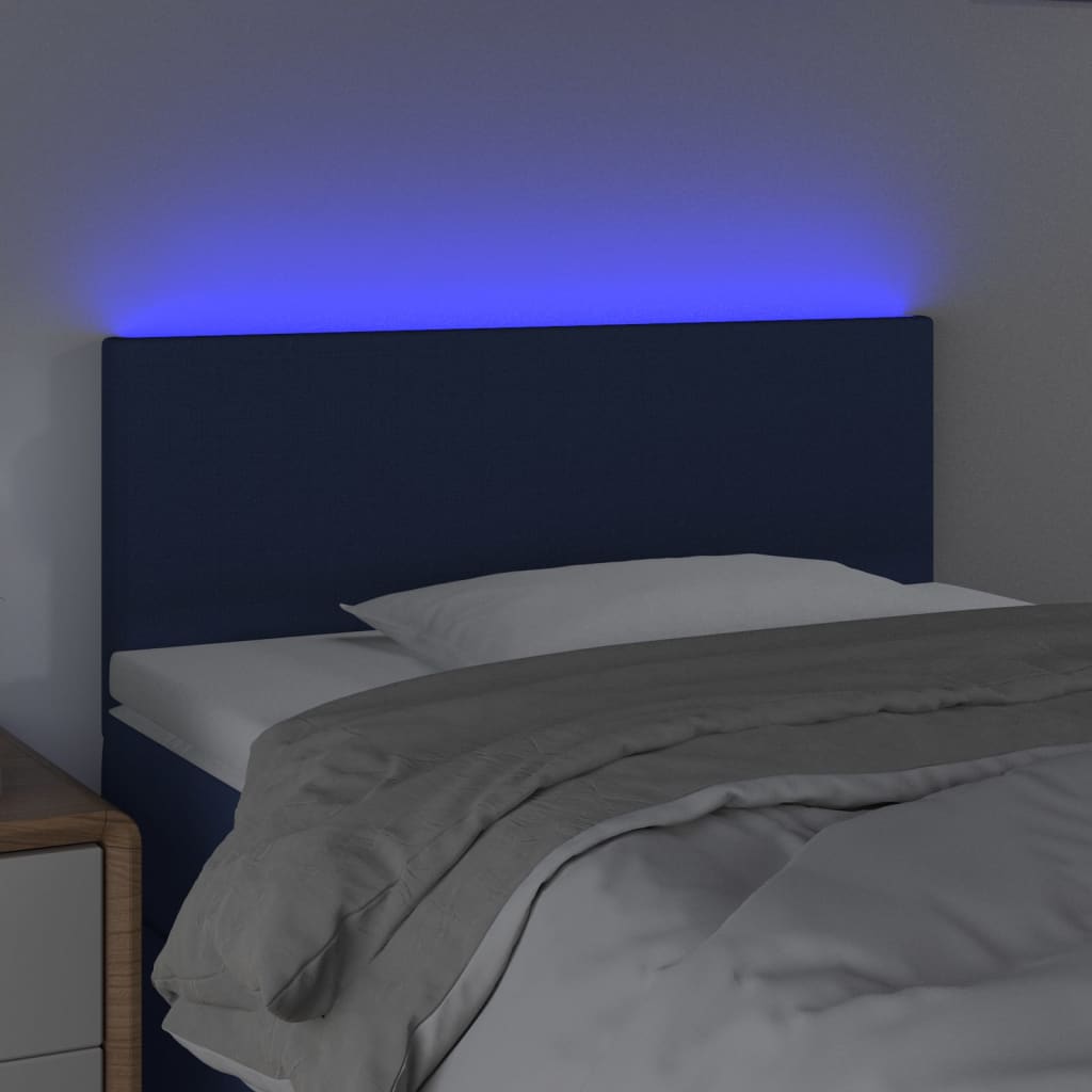 LED uzglavlje plavo 80 x 5 x 78/88 cm od tkanine