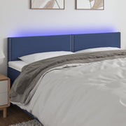 LED uzglavlje plavo 180x5x78/88 cm od tkanine