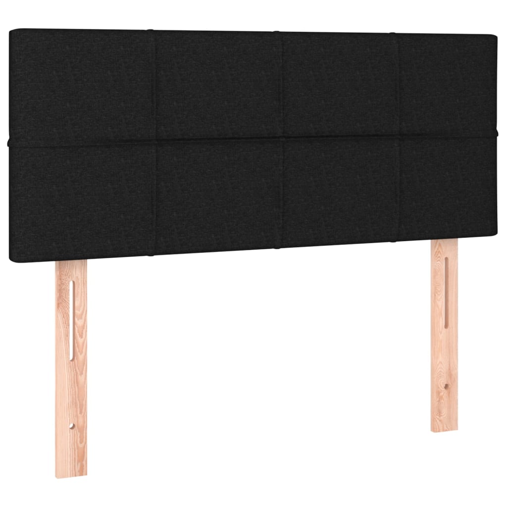 LED uzglavlje crno 80 x 5 x 78/88 cm od tkanine