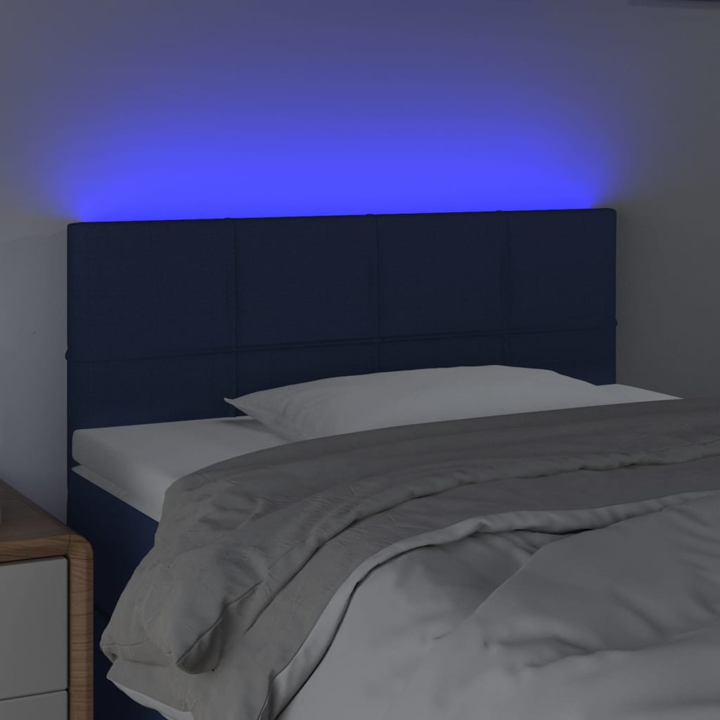 LED uzglavlje plavo 80 x 5 x 78/88 cm od tkanine