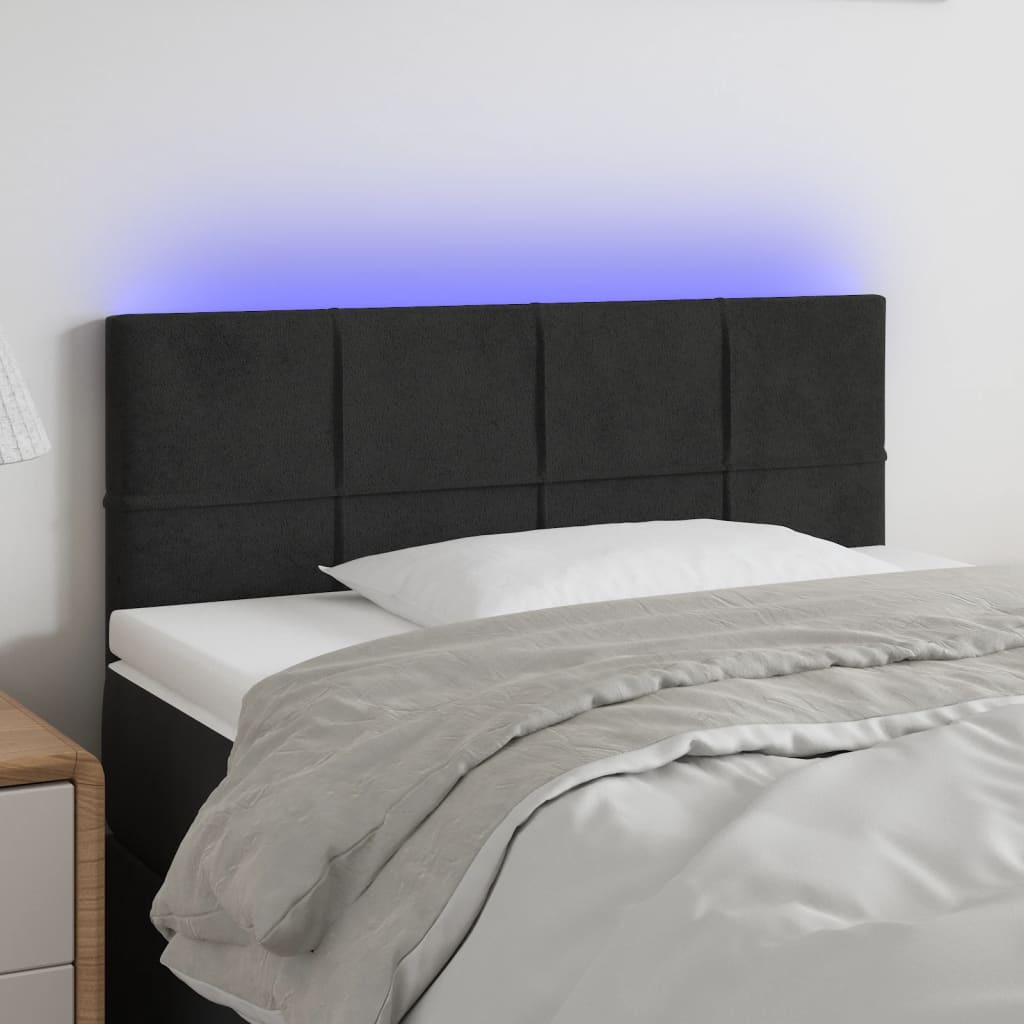 LED uzglavlje baršunasto