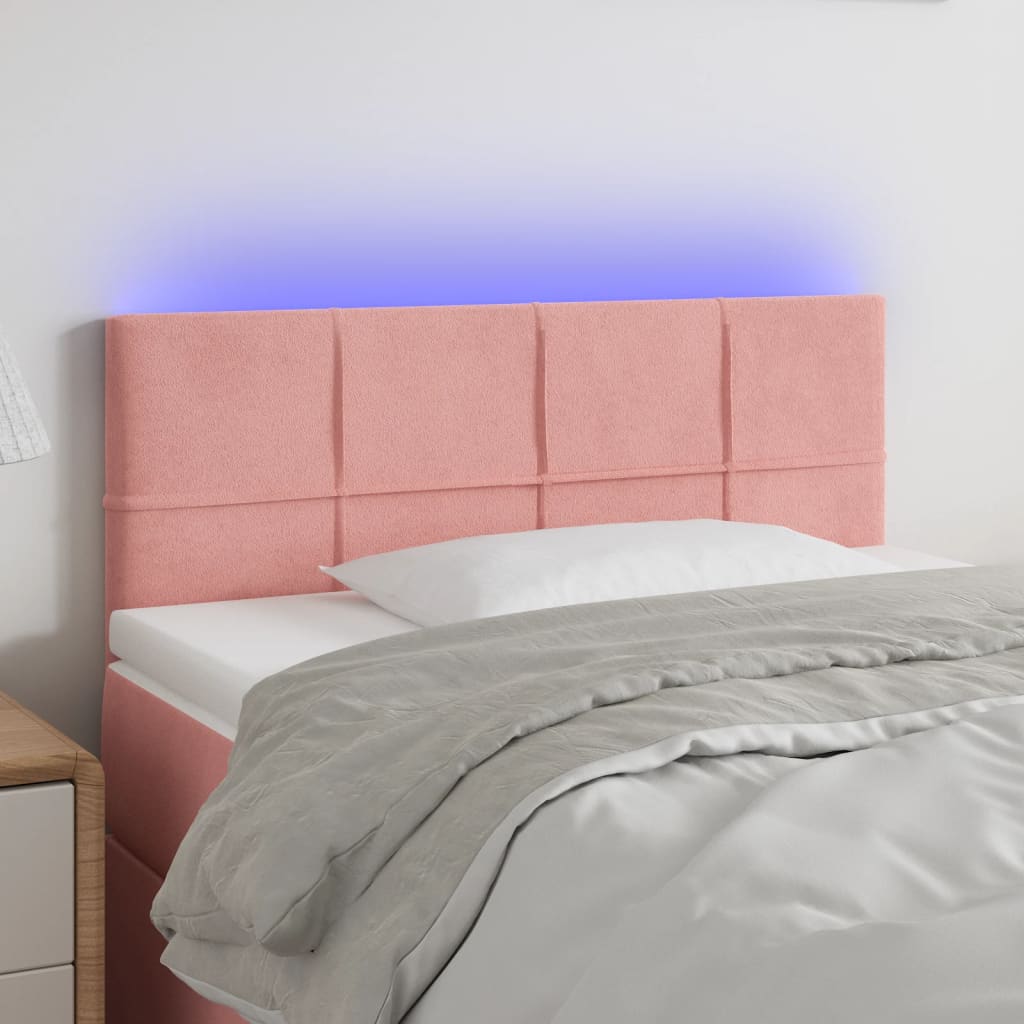 LED uzglavlje baršunasto
