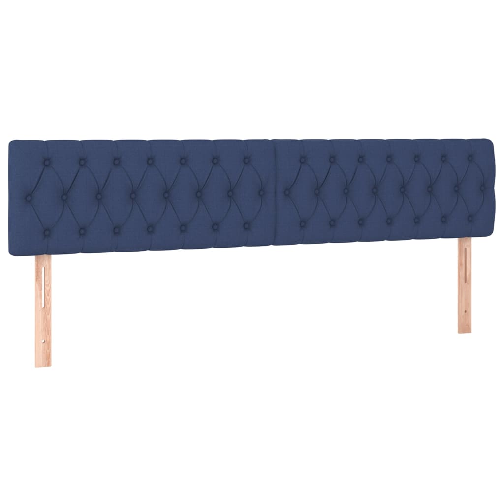 LED uzglavlje plavo 180 x 7 x 78/88 cm od tkanine