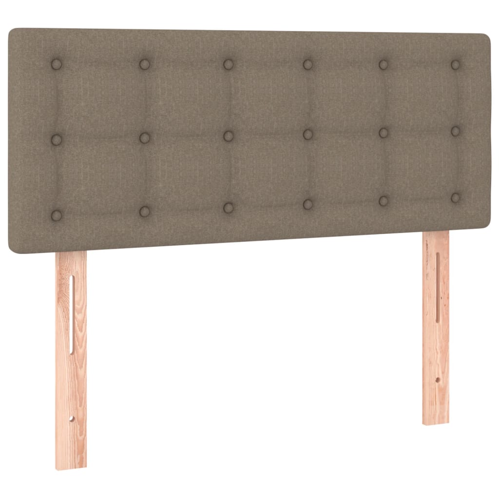 LED uzglavlje smeđesivo 90x5x78/88 cm od tkanine