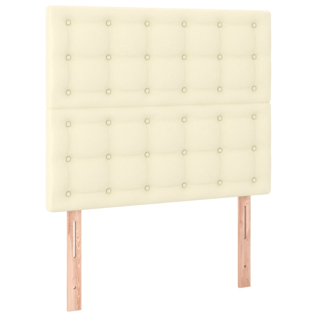 LED uzglavlje krem 100x5x118/128 cm od umjetne kože