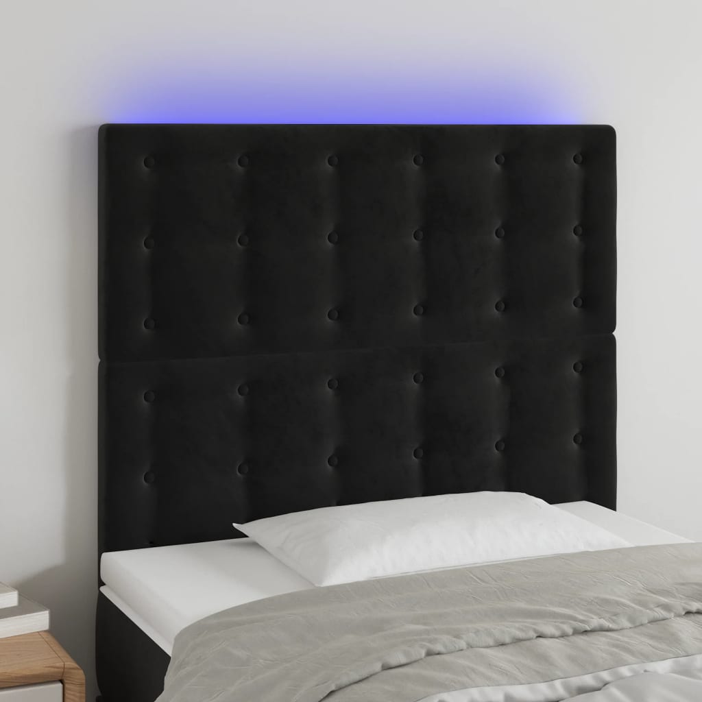 LED uzglavlje baršunasto