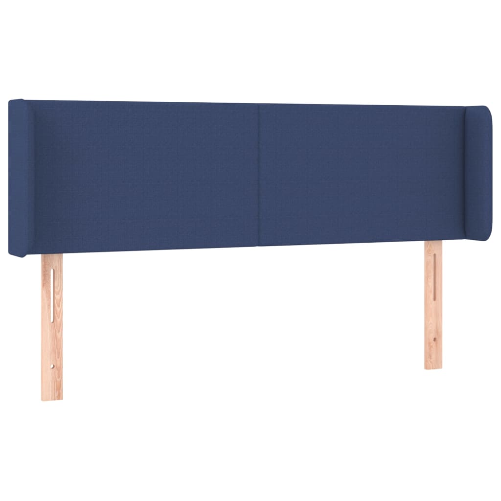 LED uzglavlje plavo 147x16x78/88 cm od tkanine