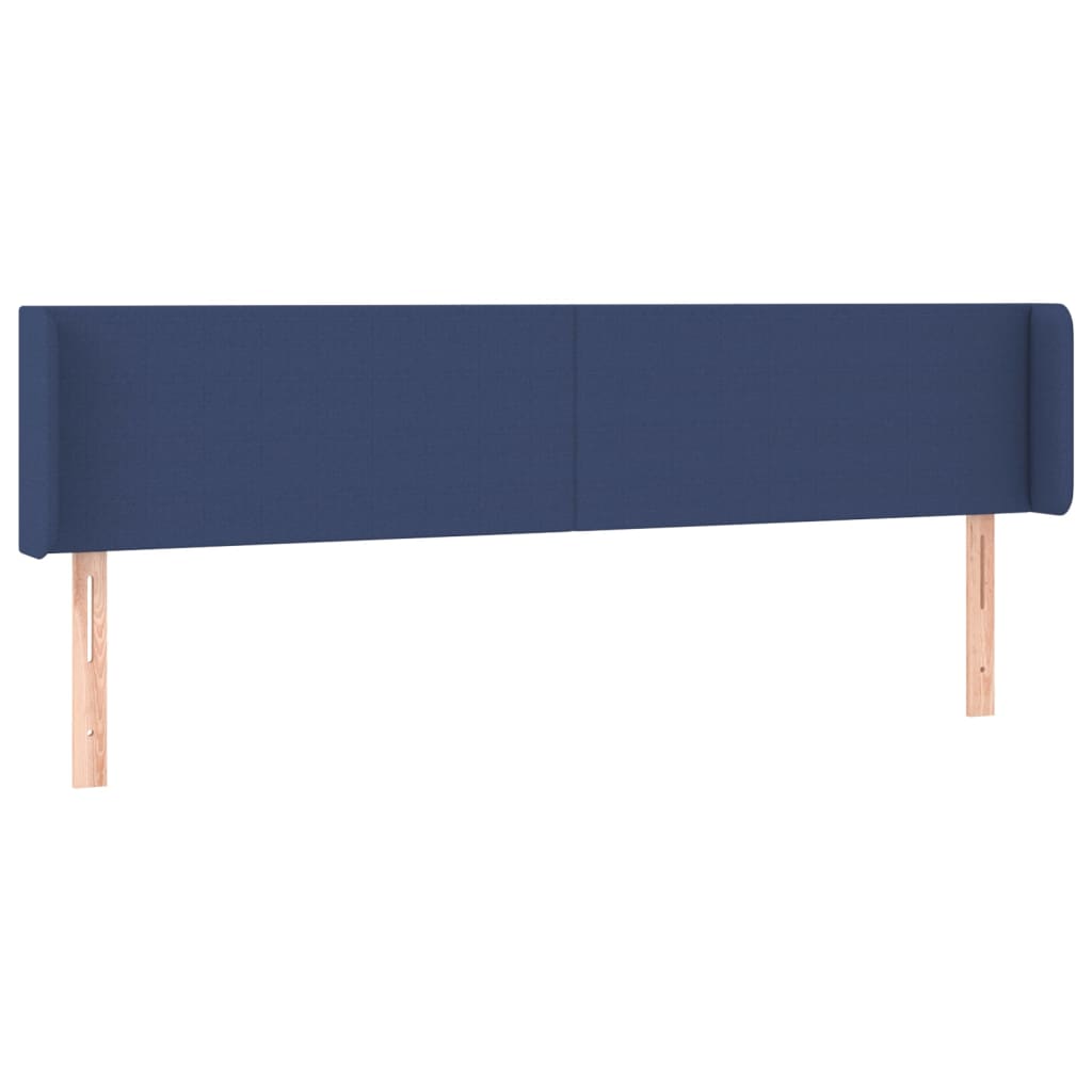 LED uzglavlje plavo 183x16x78/88 cm od tkanine