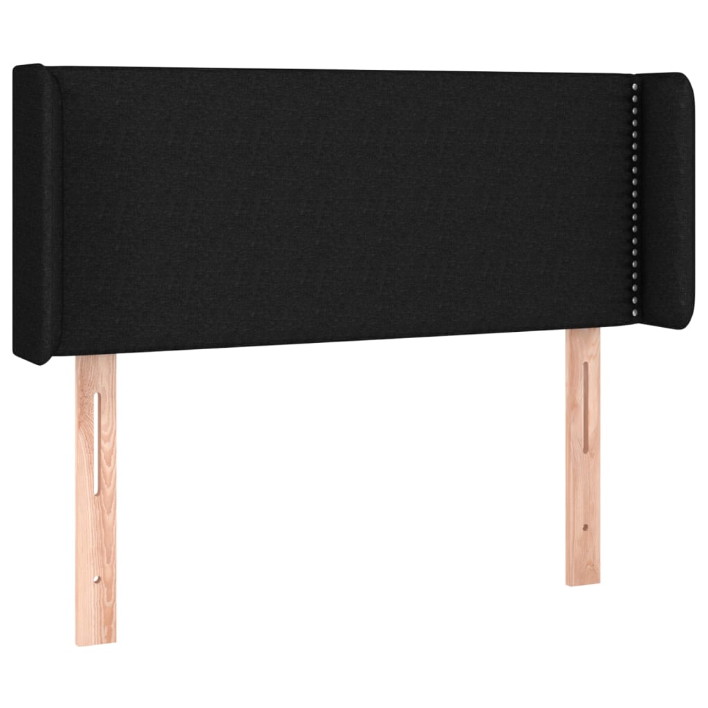 LED uzglavlje crno 103x16x78/88 cm od tkanine