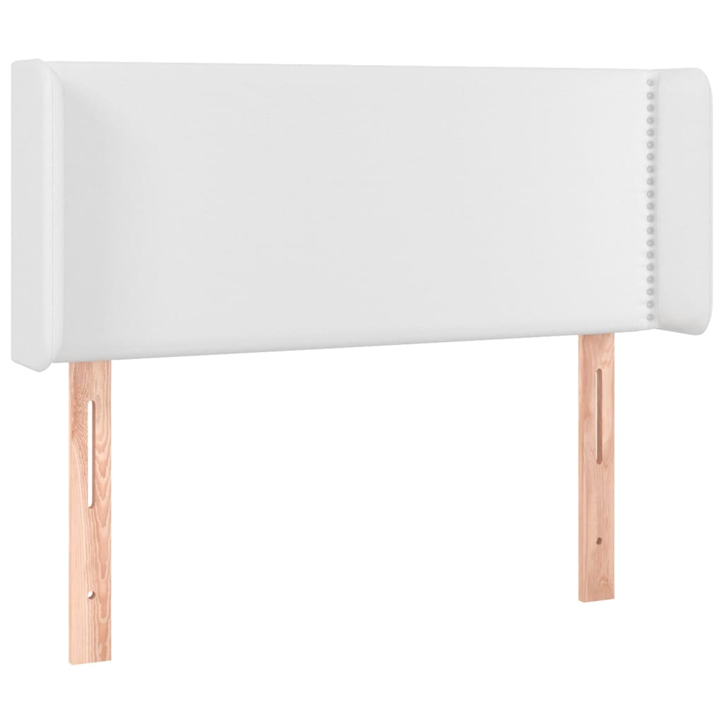 LED uzglavlje bijelo 103x16x78/88 cm od umjetne kože