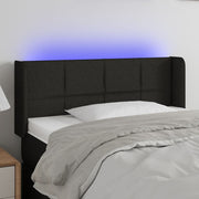 LED uzglavlje crno 83x16x78/88 cm od tkanine