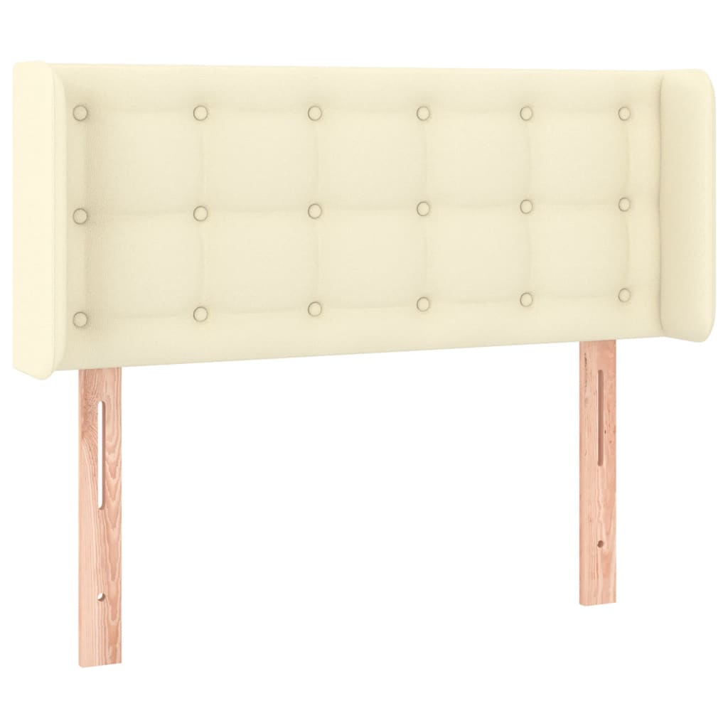 LED uzglavlje krem 103x16x78/88 cm od od umjetne kože