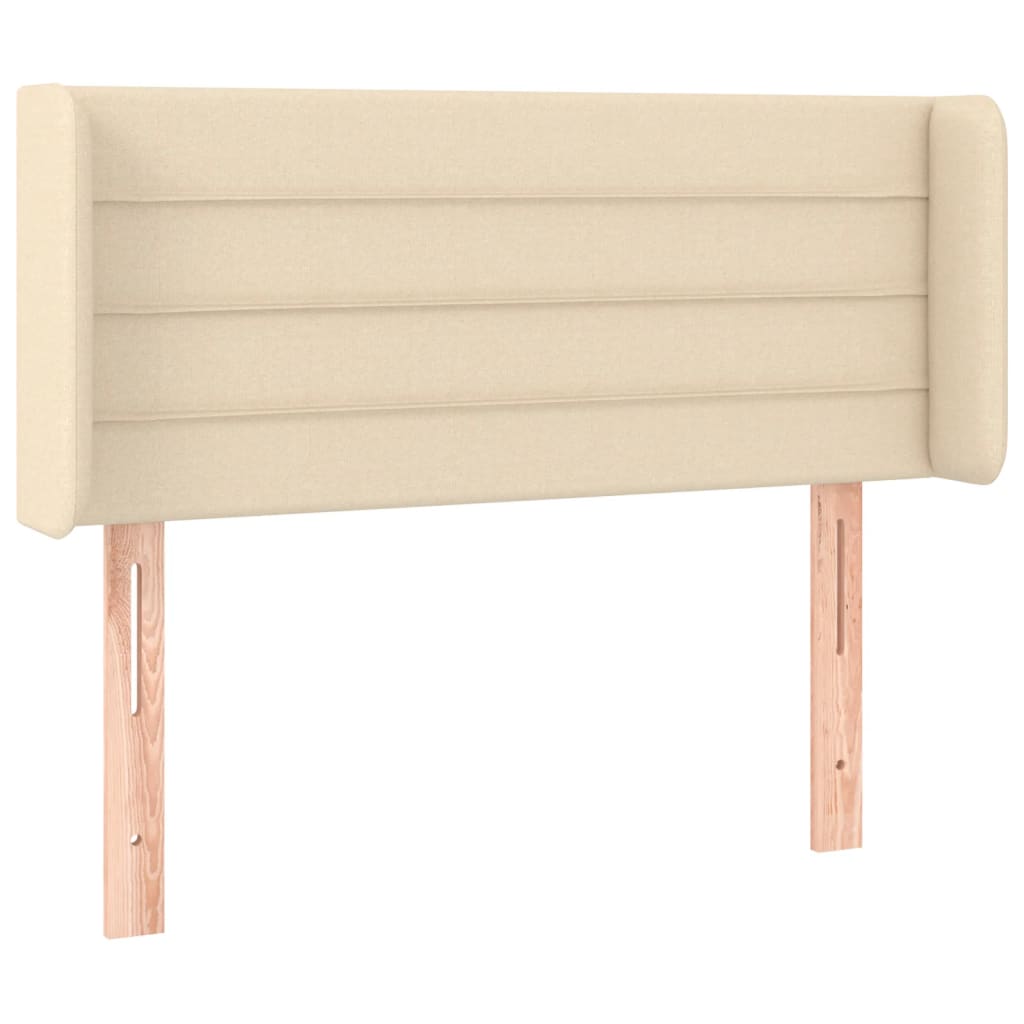LED uzglavlje krem 103x16x78/88 cm od tkanine