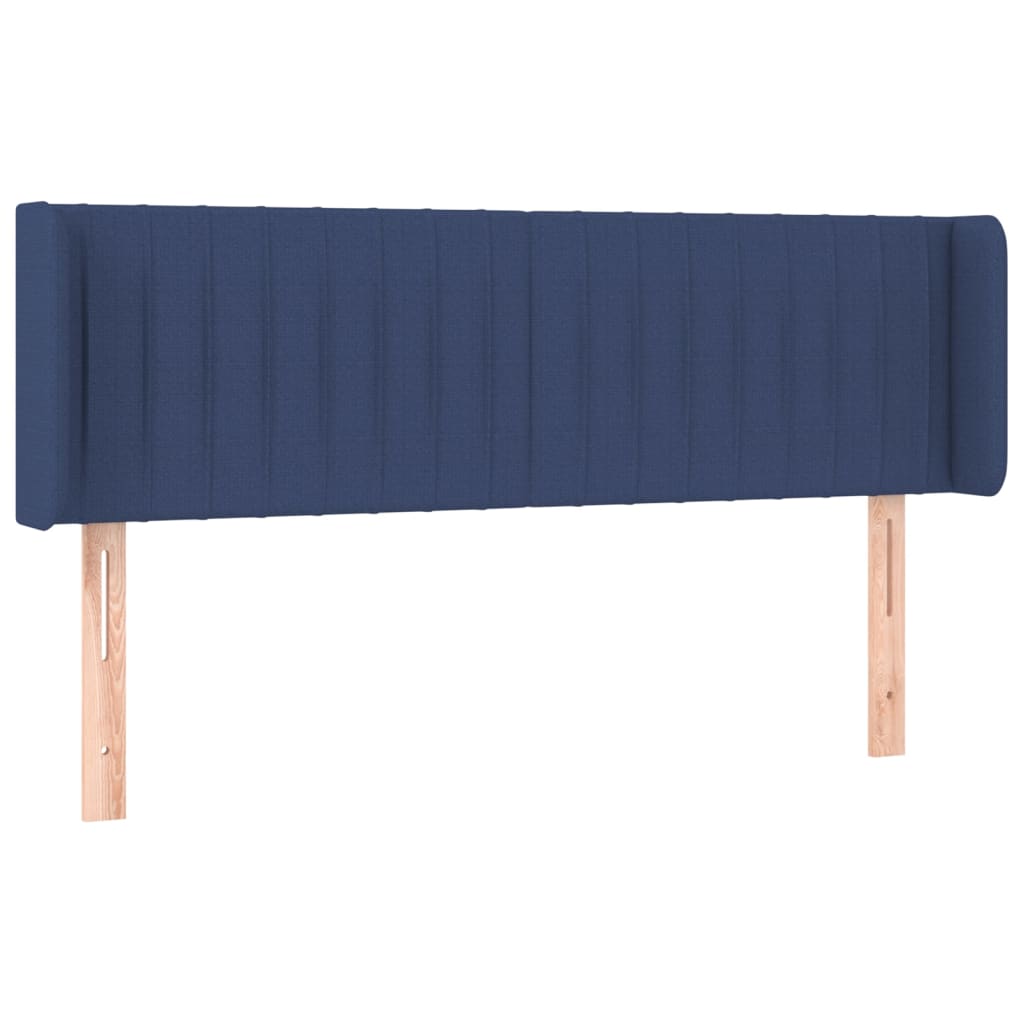 LED uzglavlje plavo 147x16x78/88 cm od tkanine