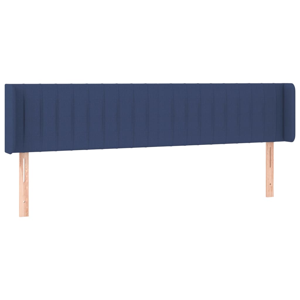 LED uzglavlje plavo 183x16x78/88 cm od tkanine