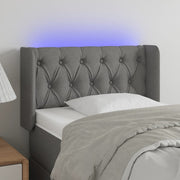 LED uzglavlje tamnosivo 83x16x78/88 cm od tkanine