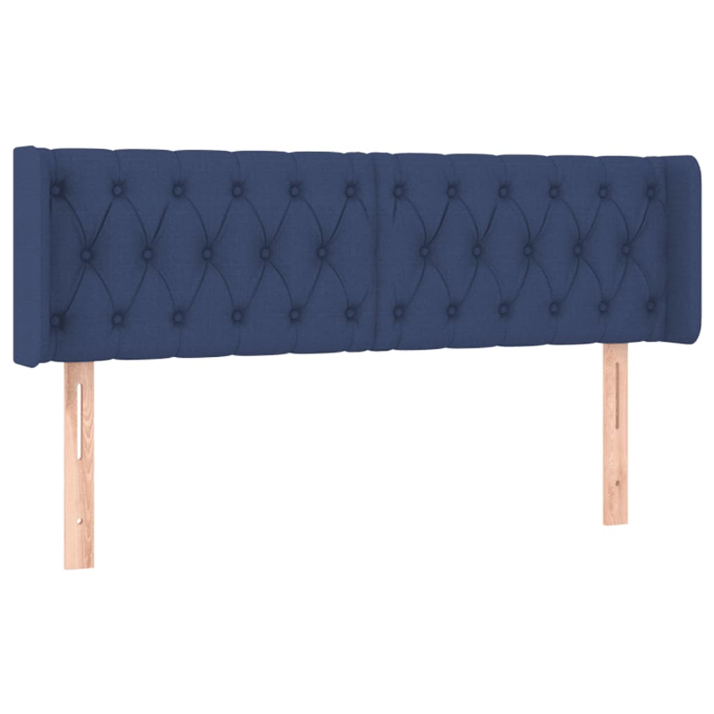 LED uzglavlje plavo 163x16x78/88 cm od tkanine