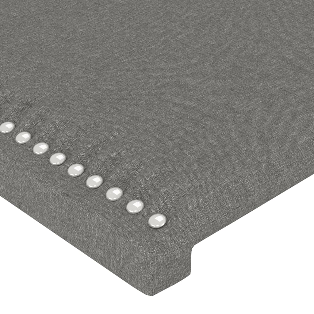 LED uzglavlje tamnosivo 103 x 16 x 118/128 cm od tkanine