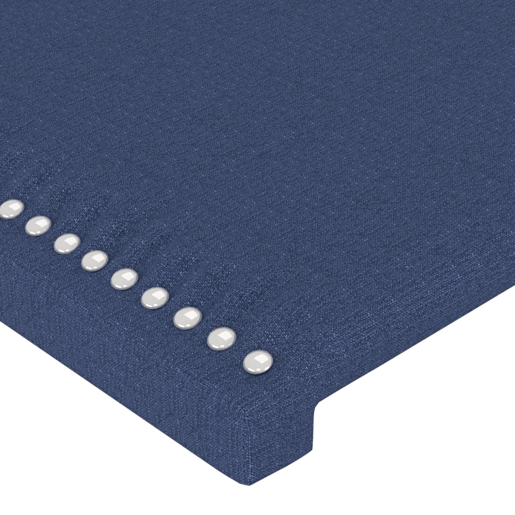 LED uzglavlje plavo 103 x 16 x 118/128 cm od tkanine