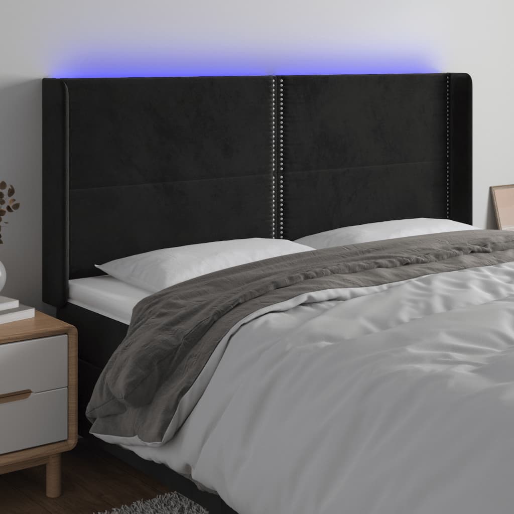 LED uzglavlje baršunasto