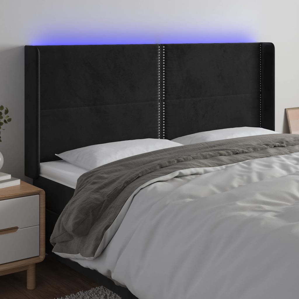 LED uzglavlje baršunasto