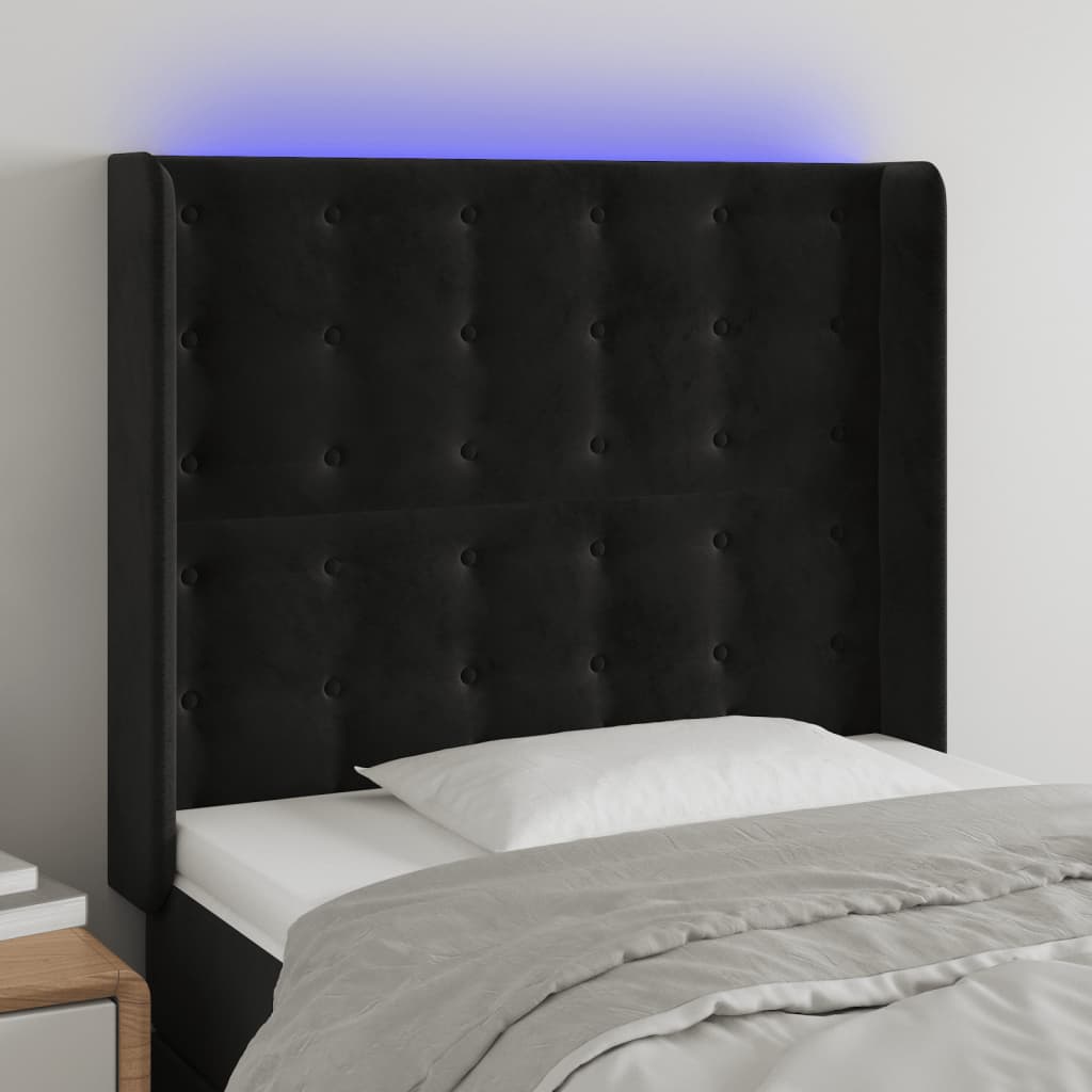 LED uzglavlje baršunasto