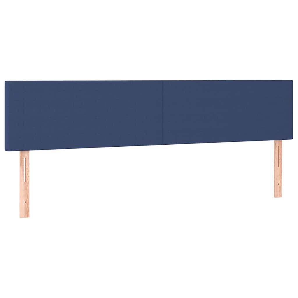 Krevet s oprugama i madracem plavi 180x200 cm od tkanine