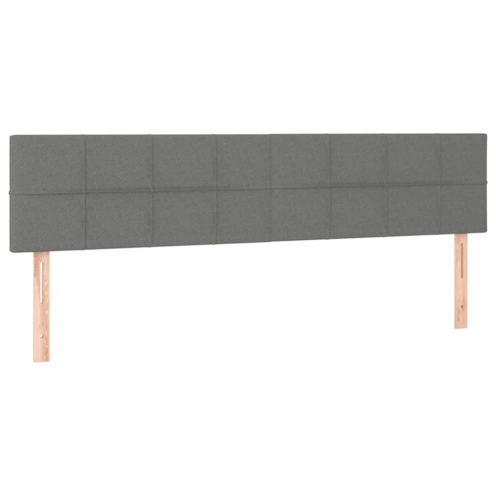 Okvir kreveta s oprugama i madrac svjetlosivi 180x200cm tkanina